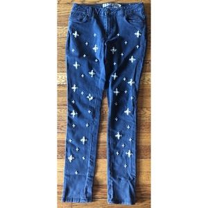 Accented Black Jeans